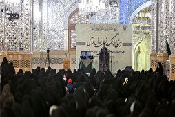 تجمع 1000 ناشطة قرآنية في الحرم الرضوي بمشهد المقدسة
