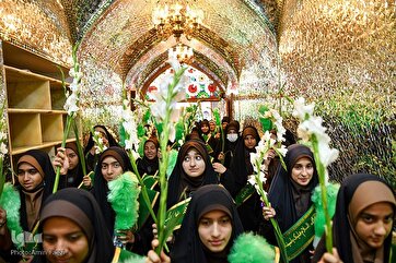 Mashhad Holy Shrine on Eve of Imam Reza Birth Anniversary