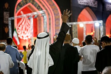 In Pictures: Muharram Mourning for Arab Pilgrims at Imam Reza Shrine