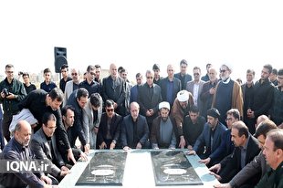 تجدید میثاق جاماندگان از قافله میلیونی اربعین با شهدا در اردبیل