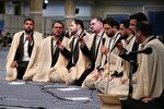 فیلم | اجرای گروه تواشیح «میعاد» در حضور رهبر انقلاب