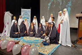 عکس | جشن ولادت حضرت زهرا(س) در رشت