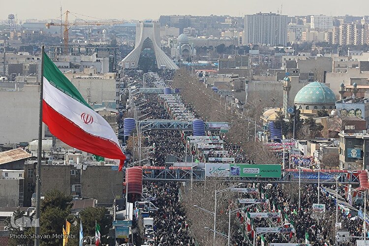 راهپیمایی یوم‌الله ۲۲ بهمن در تمامِ ایران