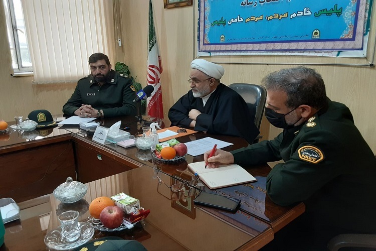 حجت الاسلام ارجمندی رئیس عقیدتی سیاسی نیروی انتظامی گیلان