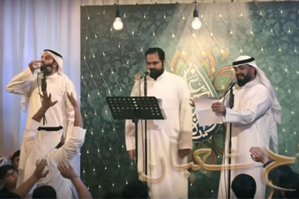 فیلم | مولودی‌خوانی مداحان کویتی ویژه اعیاد شعبانیه + دانلود
