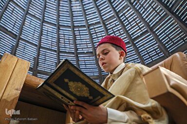 فیلم | اجرای دانش‌آموزان در سومین روز مسابقات بین‌المللی قرآن