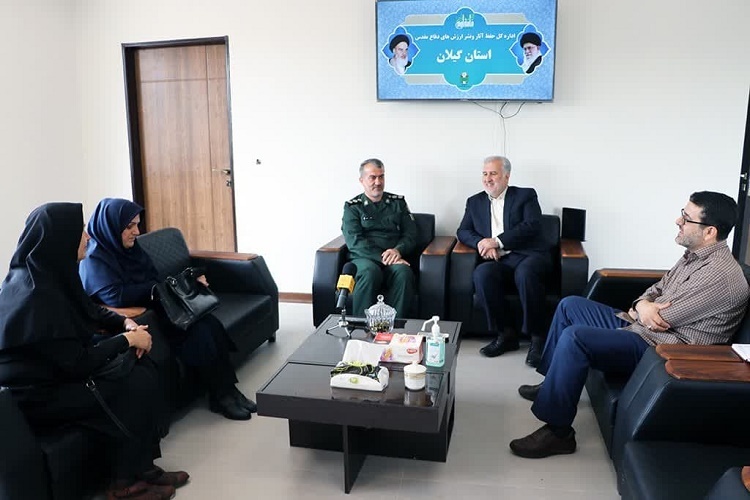 دیدار مدیرکل کانون استان با مدیرکل بنیاد حفظ آثار گیلان