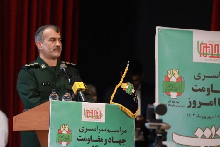 سرهنگ حسن حبیبی مدیرکل حفظ آثار و نشر ارزش‌های دفاع مقدس