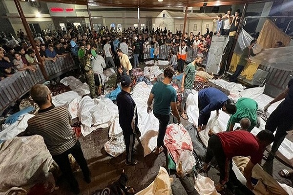 بیانیه جامعه المصطفی در محکومیت جنایت بمباران بیمارستان المعمدانی