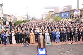 عکس | اقامه نماز عید فطر در گیلان