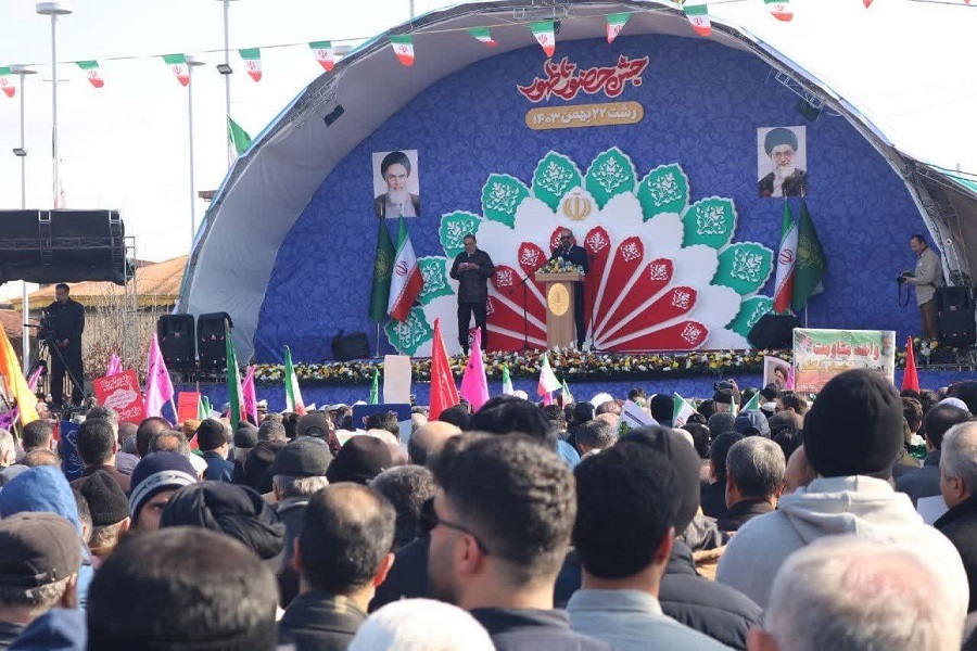 سخنرانی 22 بهمن در رشت سخنرانی 22 بهمن در رشت