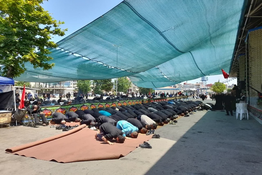 نماز ظهر عاشورا انزلی نماز ظهر عاشورا انزلی