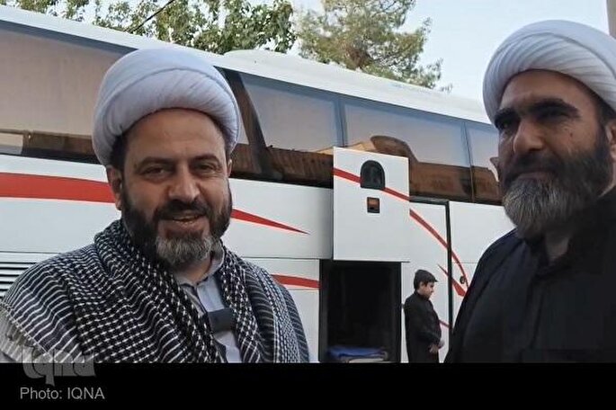 کاروان چندملیتی قرآنی ـ اربعینی المصطفی عازم عتبات عالیات شد+ فیلم و عکس
