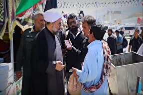 فیلم | خدمات‌رسانی بسیج و سپاه کردستان به زائران اربعین در مرز باشماق