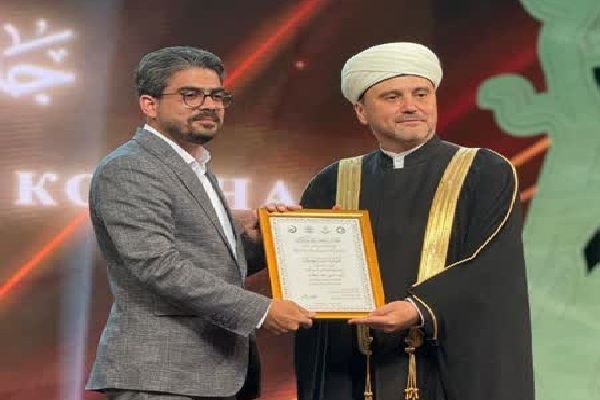 تصاویری از اهدای جوایز در مسابقات روسیه + فیلم