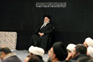 آخرین شب مراسم عزاداری شهادت حضرت زهرا (س) با حضور رهبر معظم انقلاب