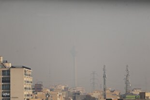 هوای تهران در آستانه قرمز شدن