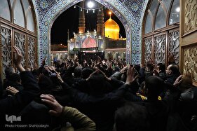 شب شهادت امام موسی کاظم(ع) در حرم حضرت معصومه(س)