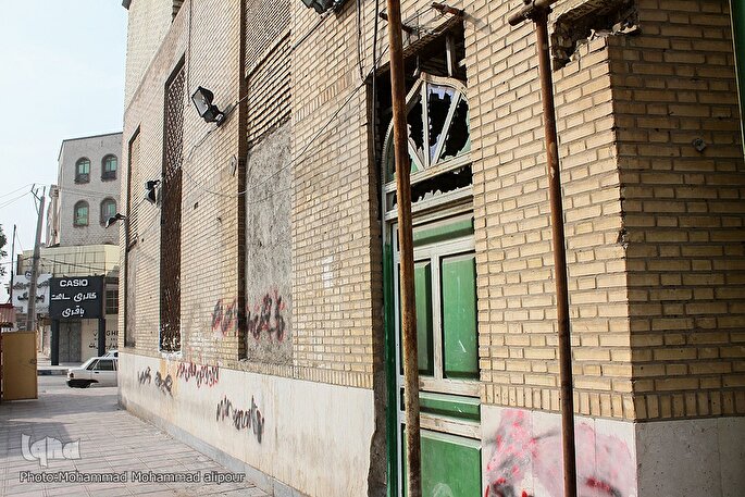 عکس | نقاط آسیب‌دیده اهواز در اغتشاشات دی‌ماه