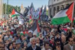 تظاهرات هزاران شهروند مراکشی در حمایت از غزه