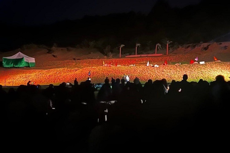 نمایش میدانی «ساعت به وقت بهشت» در فومن نمایش میدانی «ساعت به وقت بهشت» در فومن