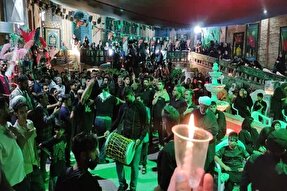 عکس | مراسم شام غریبان در امامزاده هاجره خاتون(س) سنندج