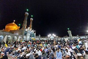 تجمع مردم قم در محکومیت تجاوزات آمریکا و رژیم صهیونیستی برگزار شد + فیلم