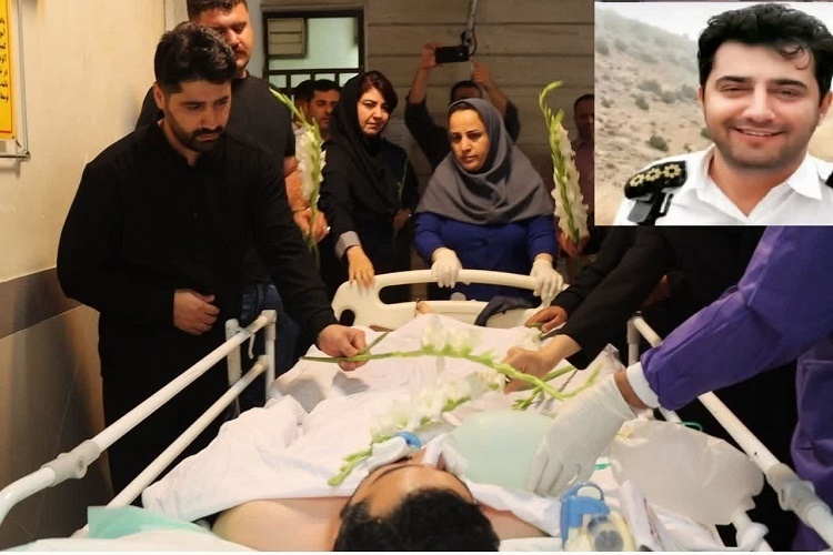 اهدای عضو شهید سروان توحید مهرپور دارستانی