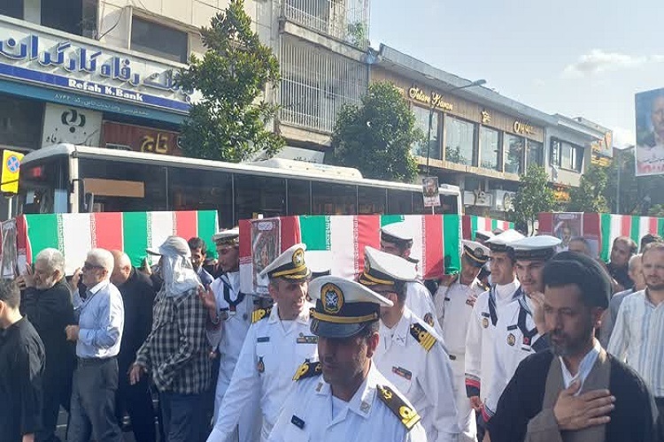 مراسم تشییع ۱۵ شهید حادثه تروریستی آستانه اشرفیه مراسم تشییع ۱۵ شهید حادثه تروریستی آستانه اشرفیه