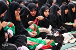 عکس | مراسم شیرخوارگان حسینی در حرم رضوی