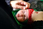 اجتماع شیرخوارگان حسینی در امامزاده هادی(ع) فین کاشان برگزار شد + عکس و فیلم