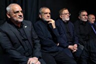 حضور پزشکیان در مراسم گرامیداشت سپهبد شهید باقری