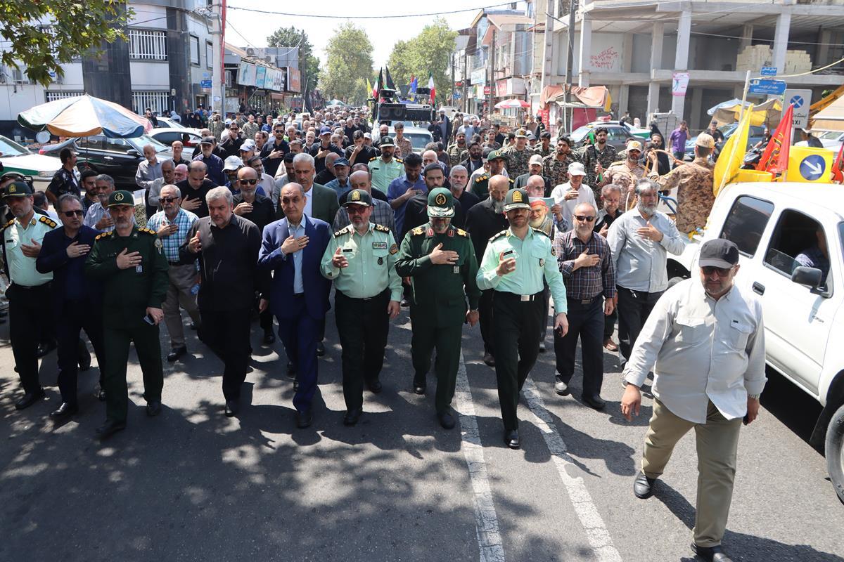 تشییع پیکر حاج حسن جوشن