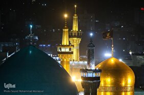 مراسم خطبه‌خوانی شب شهادت امام رضا(ع) در حرم رضوی