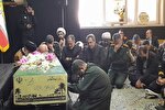 پیکر شهید گمنام در مهدیه بندرانزلی تشییع شد