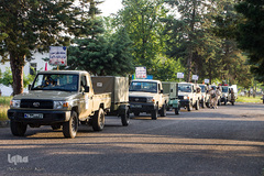 رژه خودرویی روز ارتش در رشت