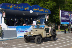 رژه خودرویی روز ارتش در رشت