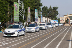 رژه خودرویی روز ارتش در رشت