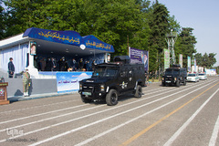 رژه خودرویی روز ارتش در رشت