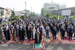 اقامه نماز عید سعید فطر در رشت