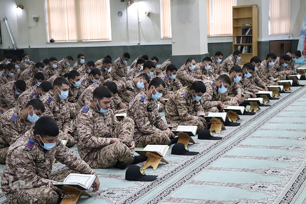 محفل انس با قرآن در مرکز نیروی دریایی باقرالعلوم(ع) رشت