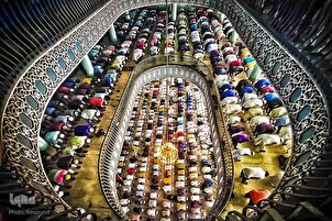 La mosquée Baitul Mukarram au Bangladesh
