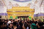 An binne gawar matar Ayatullahi Sistani a Karbala Al-Mu’alla
