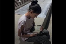 Filistinli kızın Gazze morgunun önünde  Kur’an tilaveti yürekleri yaktı