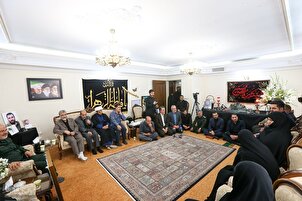 قرآنی کیمونٹی کا شہید بریگیڈیر حسین سلامی کے اہلِ خانہ سے ملاقات